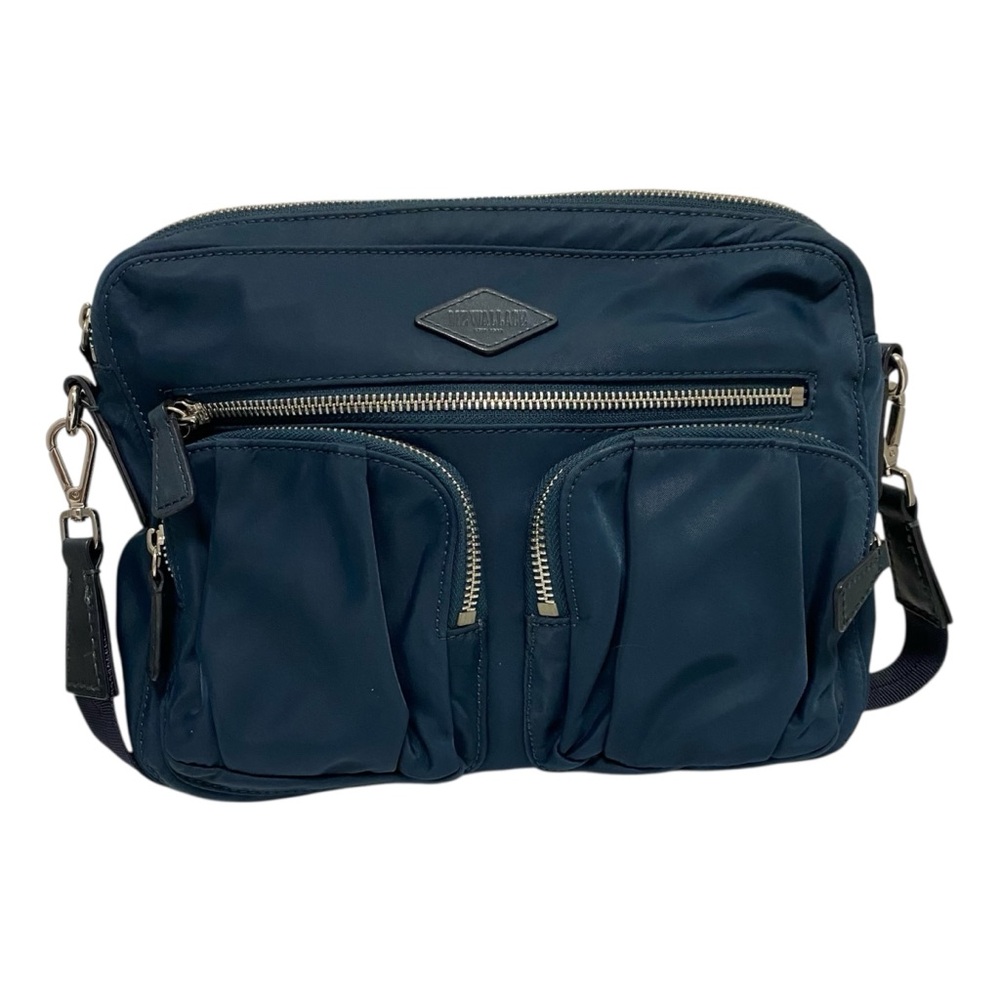 MZ Wallace Solid Navy Crossbody Handbag